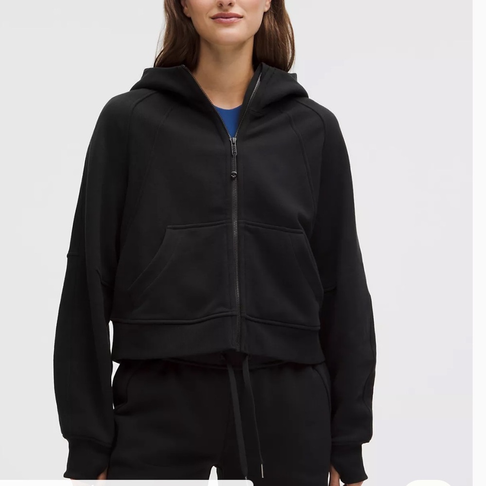 Lululemon Scuba Oversized Full-Zip Hoodie Black size M/L